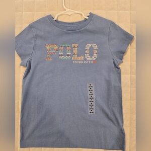 Polo by Ralph Lauren Kids Light Blue Graphic Tee